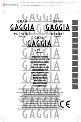 Gaggia GRAN PRESTIGE SIN040 GTUL Bedienungsanleitung