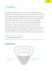 Smanos SS2800 Bedienungsanleitung