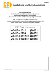 VC VC-HB-42012 Installation Und Betriebsanleitung