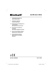 EINHELL GC-PM 46/2 S HW-E Originalbetriebsanleitung