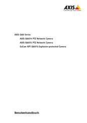 Axis Communications Q6075 Benutzerhandbuch