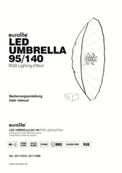 EuroLite LED UMBRELLA 140 RGB Lighting Effect Bedienungsanleitung