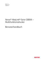 Xerox AltaLink C80 Serie Benutzerhandbuch