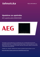 AEG IKE64450XB Benutzerinformation