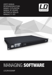 Ld Systems LDCURV500IAMP Bedienungsanleitung