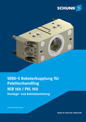 SCHUNK VERO-S PKL 160 Montage- Und Betriebsanleitung