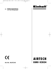 EINHELL AIRTECH EURO K2024 Bedienungsanleitung