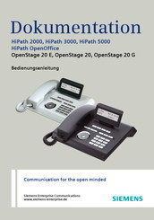 Siemens HiPath OpenOffice Bedienungsanleitung