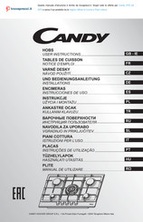 Candy CPG64SPX Installations- Und Bedienungsanleitung