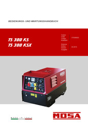 Mosa TS 300 KS Bedienungs- Und Wartungshandbuch