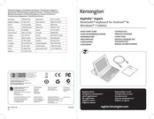 Kensington KeyFolio Expert Kurzanleitung
