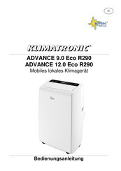 Suntec Wellness KLIMATRONIC ADVANCE 9.0 Eco R290 Bedienungsanleitung