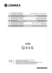 Lowara FHS-ATEX3 Serie Ergänzende Bedienungsanleitung