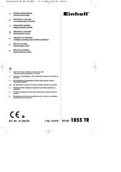 EINHELL RT-HP 1855 TR Bedienungsanleitung