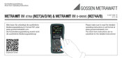 Gossen MetraWatt M273A Kurzbedienungsanleitung