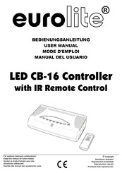EuroLite LED CB-16 Controller Bedienungsanleitung