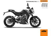 KTM 390 Duke MAL 2013 Bedienungsanleitung