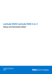 Dell P141G Einrichtung Und Technische Daten