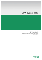 YASKAWA VIPA CP 240 CAN-Clock Handbuch