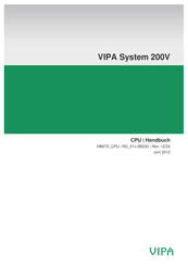 YASKAWA VIPA CPU 21 2BS33-Serie Handbuch