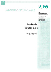 YASKAWA VIPA CPU 516 PCI Handbuch