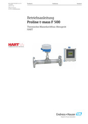 Endress+Hauser Proline Promass F 500 Betriebsanleitung
