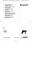 EINHELL 42.597.80 Originalbetriebsanleitung