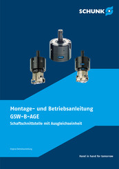 SCHUNK GSW-B-AGE Montage- Und Betriebsanleitung