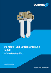 SCHUNK JGP-P Montage- Und Betriebsanleitung