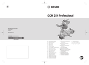Bosch GCM 254 Professional Originalbetriebsanleitung