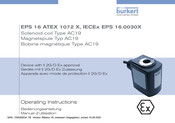 Bürkert EPS 16 ATEX 1072 X Bedienungsanleitung