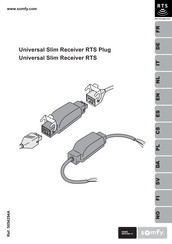 Somfy Universal Slim Receiver RTS Plug Gebrauchsanleitung