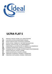 Ideal Standard ULTRA FLAT S Installations-, Gebrauchs- Und Wartungsanleitung