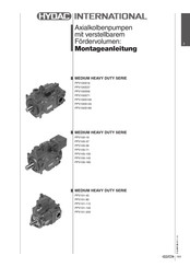 HYDAC International PPV103-10 Montageanleitung