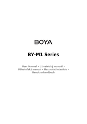 Boya BY-M1 Serie Benutzerhandbuch