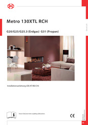 Dru Metro 130XTL RCH Installationsanleitung