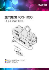 EuroLite ZEITGEIST FOG-1000 Bedienungsanleitung