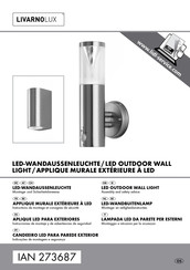 LIVARNO LUX 14109002L Montage-Und Sicherheitshinweise