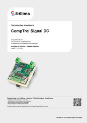 S-Klima CompTrol Signal DC Original Technisches Handbuch