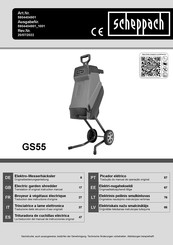 Scheppach GS55 Originalbetriebsanleitung