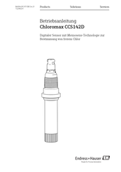 Endress+Hauser Chloromax CCS142D Betriebsanleitung