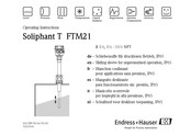 Endress+Hauser Soliphant T FTM21 Bedienungsanleitung