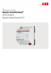 ABB Busch-VoiceControl VCO/S150.2 Produkthandbuch