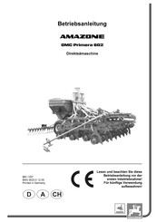 Amazone DMC Primera 602 Betriebsanleitung