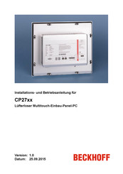 Beckhoff CP27 Serie Installation Und Betriebsanleitung