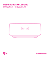 Telekom MagentaTV Box PLAY Bedienungsanleitung