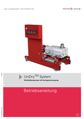 Pfeiffer Vacuum UniDry System Betriebsanleitung