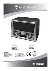 SOUNDMASTER NR920DBR Bedienungsanleitung