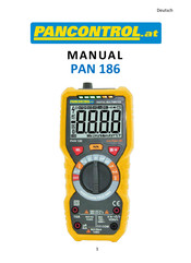 Pancontrol PAN 186 Bedienungsanleitung