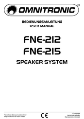 Omnitronic FNE-212 Bedienungsanleitung